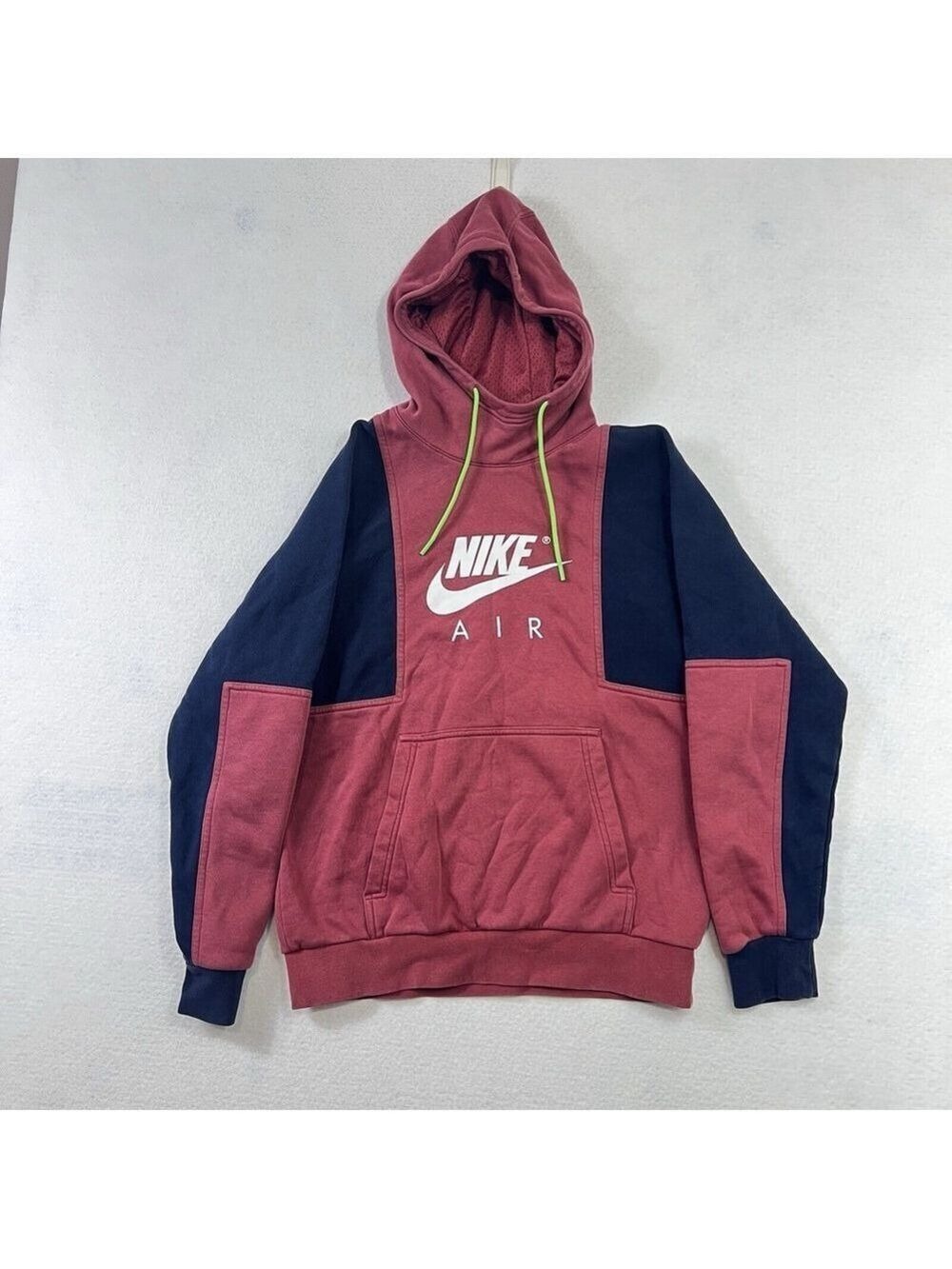 Nike Air Hoodie Mens Medium Pullover Get Over Your Fear of Heights Logo - Picture 3 of 12